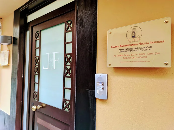 Ingresso della Camera Amministrativa Nocera Inferiore